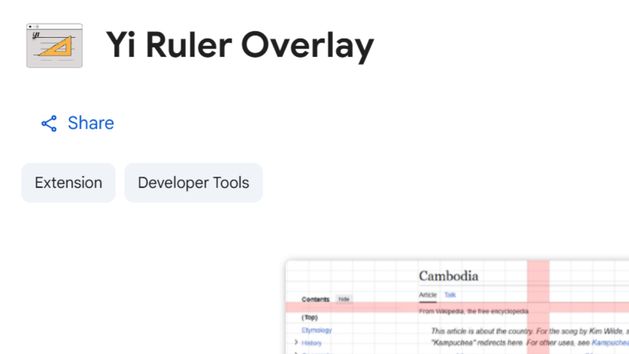 Yi Ruler Overlay